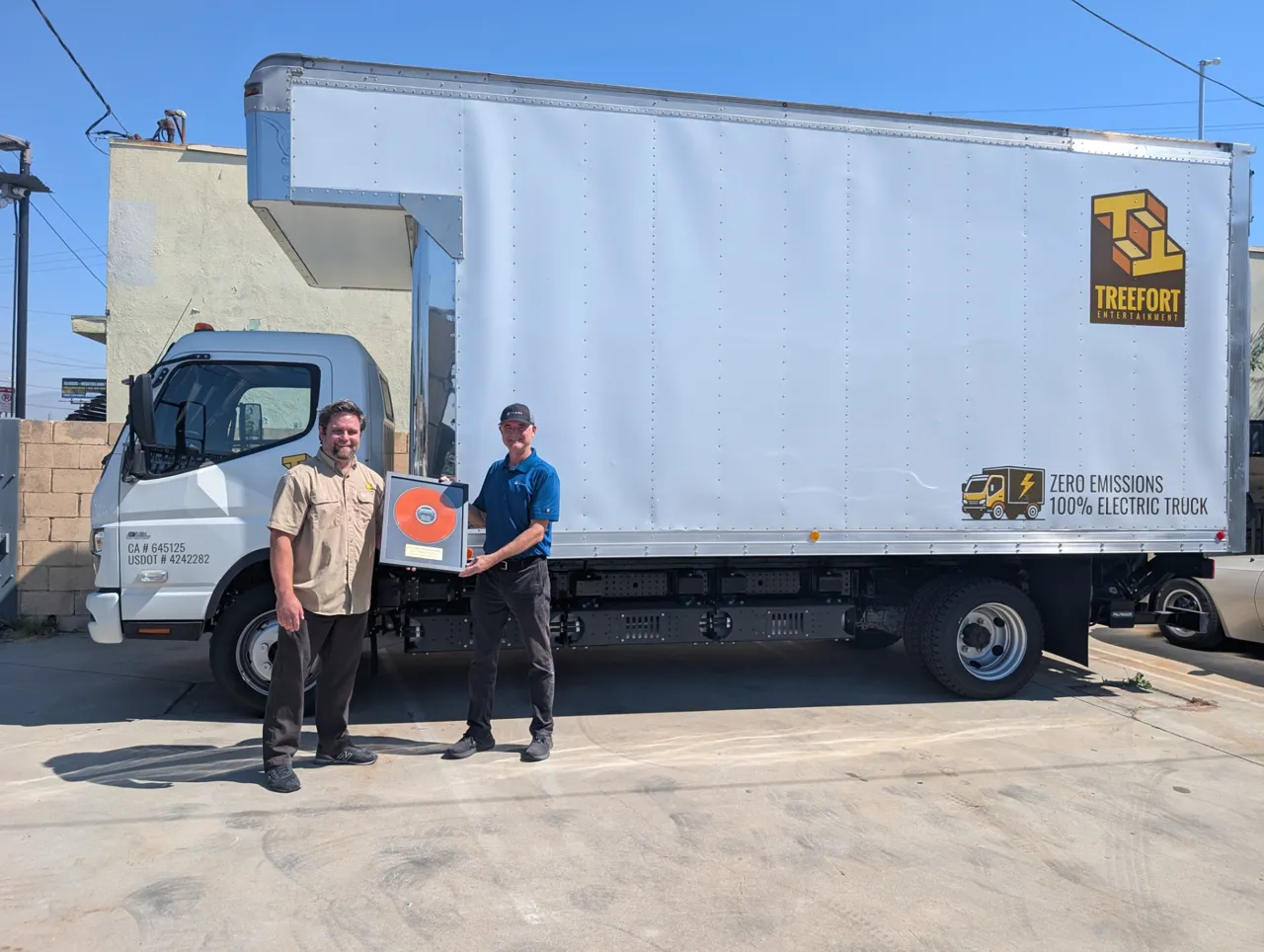 Treefort Entertainment team with their RIZON electric truck