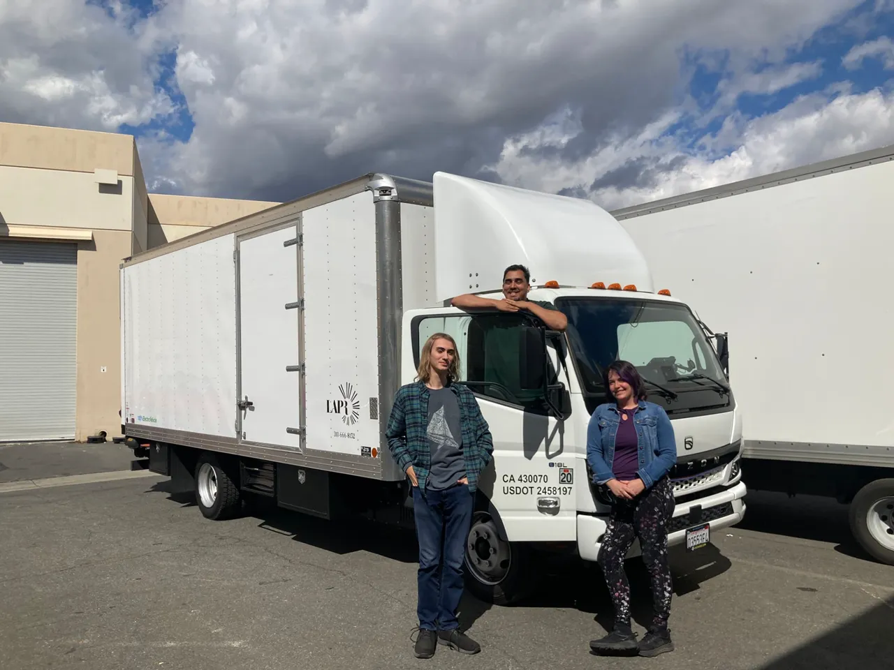LA Percussion and Backline Rentals RIZON electric truck