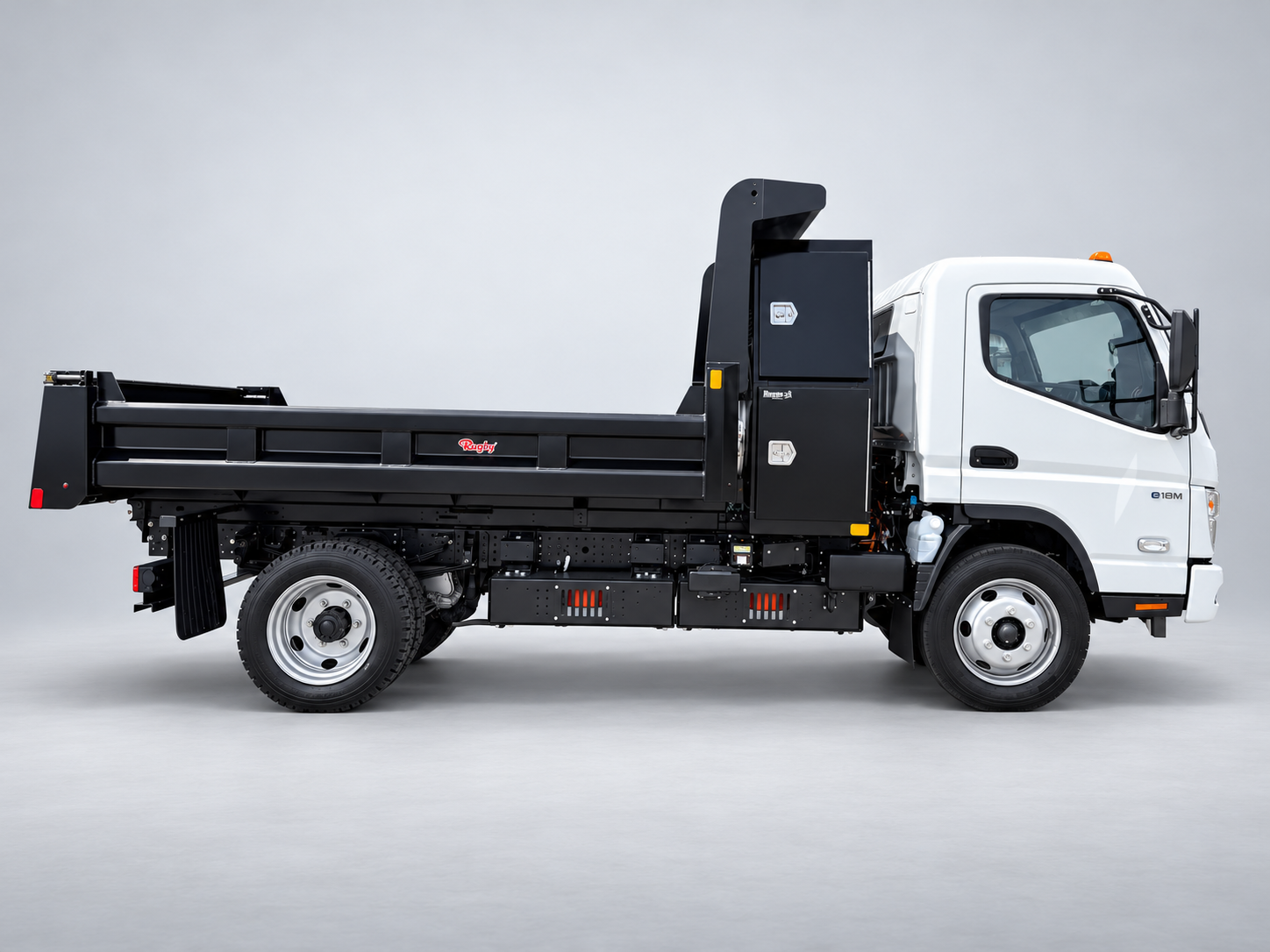 RIZON electric truck with black dump body